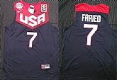 2014 FIBA Team USA #7 Kenneth Faried Revolution 30 Swingman Navy Blue Jerseys,baseball caps,new era cap wholesale,wholesale hats