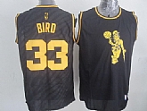 Boston Celtics #33 Larry Bird Black With Golden Swingman Jerseys,baseball caps,new era cap wholesale,wholesale hats