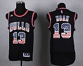 Chicago Bulls #13 Joakim Noah Revolution 30 Swingman 2014 USA Flag Fashion Black Jerseys,baseball caps,new era cap wholesale,wholesale hats