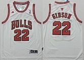 Chicago Bulls #22 Taj Gibson Revolution 30 Swingman White Jerseys,baseball caps,new era cap wholesale,wholesale hats