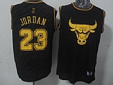 Chicago Bulls #23 Michael Jordan Black With Golden Swingman Jerseys,baseball caps,new era cap wholesale,wholesale hats