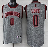 Cleveland Cavaliers #0 Kevin Love Gray Static Fashion Jerseys,baseball caps,new era cap wholesale,wholesale hats