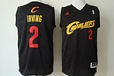 Cleveland Cavaliers #2 Kyrie Irving 2014 Black With Red Fashion Jerseys,baseball caps,new era cap wholesale,wholesale hats