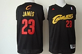 Cleveland Cavaliers #23 LeBron James 2014 Black With Red Fashion Jerseys,baseball caps,new era cap wholesale,wholesale hats