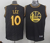 Golden State Warriors #10 David Lee Black With Golden Swingman Jerseys,baseball caps,new era cap wholesale,wholesale hats