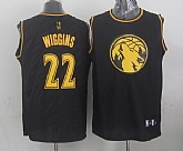 Minnesota Timberwolves #22 Andrew Wiggins Black With Golden Swingman Jerseys,baseball caps,new era cap wholesale,wholesale hats