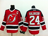New Jersey Devils #24 Salvador Red-Black Jerseys,baseball caps,new era cap wholesale,wholesale hats