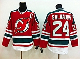 New Jersey Devils #24 Salvador Red-Green Jerseys,baseball caps,new era cap wholesale,wholesale hats