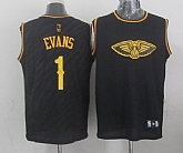 New Orleans Pelicans #1 Tyreke Evans Black With Golden Swingman Jerseys,baseball caps,new era cap wholesale,wholesale hats