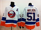 New York Islanders #51 Frans Nielsen White Jerseys,baseball caps,new era cap wholesale,wholesale hats