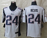 Nike New England Patriots #24 Revis White Game Jerseys,baseball caps,new era cap wholesale,wholesale hats