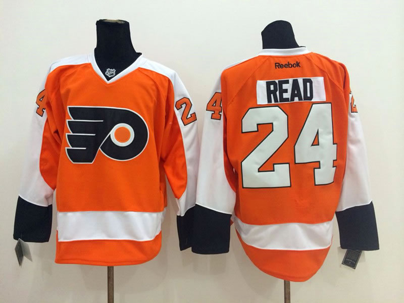 Philadelphia Flyers #24 Matt Read Orange Jerseys