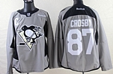 Pittsburgh Penguins #87 Sidney Crosby 2015 Training Gray Jerseys,baseball caps,new era cap wholesale,wholesale hats