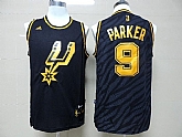 San Antonio Spurs #9 Tony Parker Black With Golden Swingman Jerseys,baseball caps,new era cap wholesale,wholesale hats