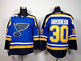 St. Louis Blues #30 Martin Brodeur Blue Jerseys,baseball caps,new era cap wholesale,wholesale hats