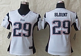 Womens Nike New England Patriots #29 Blount White Game Jerseys,baseball caps,new era cap wholesale,wholesale hats