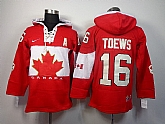 2014 Winter Olympics Canada Chicago Blackhawks #16 Janathan Toews Red Hoodie,baseball caps,new era cap wholesale,wholesale hats