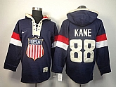 2014 Winter Olympics USA Chicago Blackhawks #88 Patrick Kane Navy Blue Hoodie,baseball caps,new era cap wholesale,wholesale hats