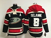 Anaheim Ducks #8 Teemu Selanne Black Hoodie,baseball caps,new era cap wholesale,wholesale hats