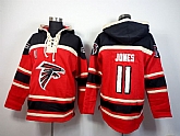 Atlanta Falcons #11 Julio Jones Red Hoodie,baseball caps,new era cap wholesale,wholesale hats