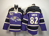 Baltimore Ravens #82 Torrey Smith Purple Hoodie,baseball caps,new era cap wholesale,wholesale hats