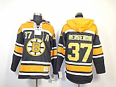 Boston Bruins #37 Patrice Bergeron Black Hoodie,baseball caps,new era cap wholesale,wholesale hats