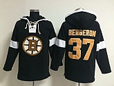 Boston Bruins #37 Patrice Bergeron Solid Color Black Hoody,baseball caps,new era cap wholesale,wholesale hats