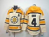 Boston Bruins #4 Bobby Orr Cream Hoodie,baseball caps,new era cap wholesale,wholesale hats