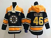 Boston Bruins #46 Krejci Black Hoodie,baseball caps,new era cap wholesale,wholesale hats
