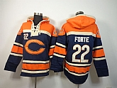 Chicago Bears #22 Matt Forte Navy Blue Hoodie,baseball caps,new era cap wholesale,wholesale hats