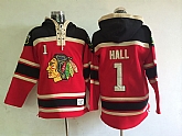 Chicago Blackhawks #1 Hall Red Hoodie,baseball caps,new era cap wholesale,wholesale hats