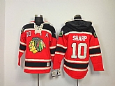 Chicago Blackhawks #10 Patrick Sharp Red Hoodie,baseball caps,new era cap wholesale,wholesale hats