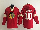 Chicago Blackhawks #10 Patrick Sharp Solid Color Red Hoody,baseball caps,new era cap wholesale,wholesale hats