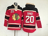 Chicago Blackhawks #20 Brandon Saad Red Hoodie,baseball caps,new era cap wholesale,wholesale hats