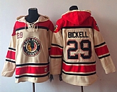 Chicago Blackhawks #29 Bryan Bickell Cream Hoodie,baseball caps,new era cap wholesale,wholesale hats