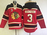 Chicago Blackhawks #3 Magnuson Red Hoodie,baseball caps,new era cap wholesale,wholesale hats