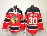 Chicago Blackhawks #30 Belfour Red Hoodie,baseball caps,new era cap wholesale,wholesale hats