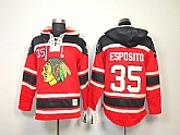 Chicago Blackhawks #35 Esposito Red Hoodie,baseball caps,new era cap wholesale,wholesale hats