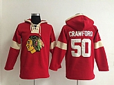 Chicago Blackhawks #50 Corey Crawford Solid Color Red Hoody,baseball caps,new era cap wholesale,wholesale hats