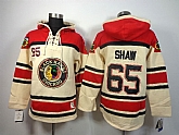 Chicago Blackhawks #65 Shaw Cream Hoodie,baseball caps,new era cap wholesale,wholesale hats