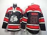 Chicago Blackhawks #81 Marian Hossa Black Red Ice Skulls Hoodie,baseball caps,new era cap wholesale,wholesale hats