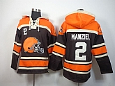 Cleveland Browns #2 Johnny Manziel Browns Hoodie,baseball caps,new era cap wholesale,wholesale hats