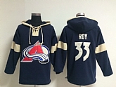 Colorado Avalanche #33 Patrick Roy Navy Blue Hoody,baseball caps,new era cap wholesale,wholesale hats