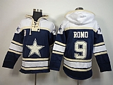 Dallas Cowboys #9 Tony Romo Navy Blue Hoodie,baseball caps,new era cap wholesale,wholesale hats