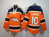 Denver Broncos #10 Sanders Orange Hoodie,baseball caps,new era cap wholesale,wholesale hats