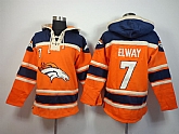 Denver Broncos #7 John Elway Orange Hoodie,baseball caps,new era cap wholesale,wholesale hats