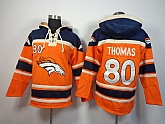 Denver Broncos #80 Julius Thomas Orange Hoodie,baseball caps,new era cap wholesale,wholesale hats
