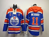 Edmonton Oilers #11 Messier Royal Blue Hoodie,baseball caps,new era cap wholesale,wholesale hats