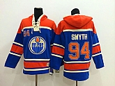 Edmonton Oilers #94 Ryan Smyth Light Blue Hoodie,baseball caps,new era cap wholesale,wholesale hats