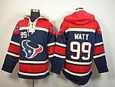 Houston Texans #99 J.J.Watt Navy Blue Hoodie,baseball caps,new era cap wholesale,wholesale hats